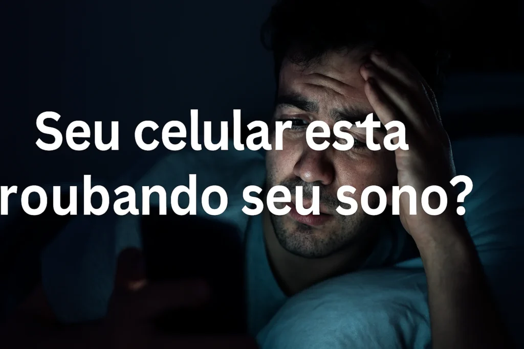 Seu celular está roubando seu sono