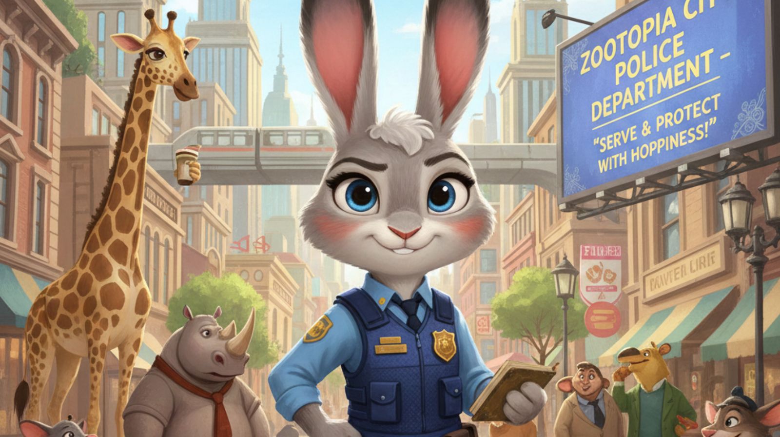 imagem inspirada em Judy Hopps