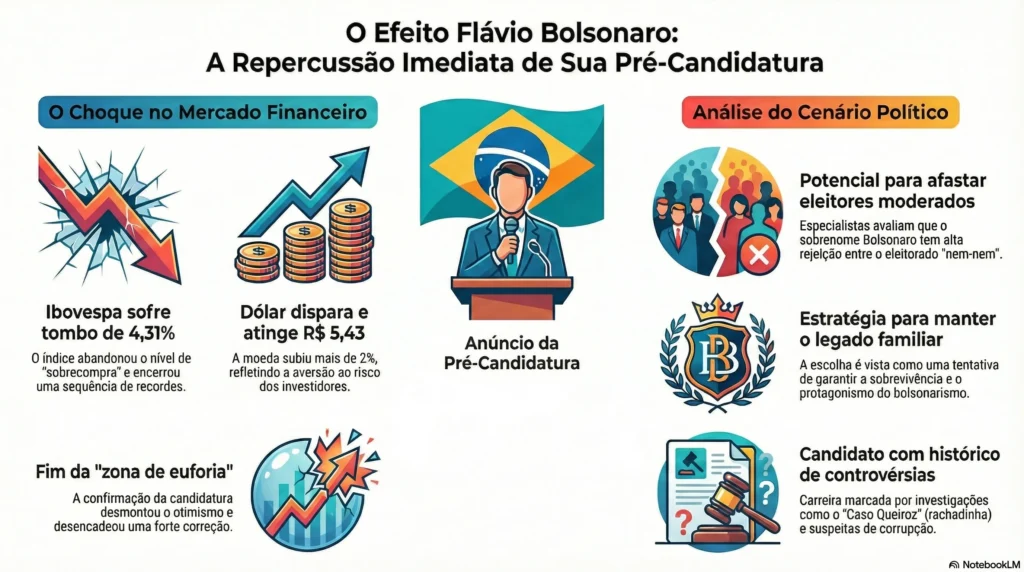 Flávio Bolsonaro Presidente INFOGRÁFICO