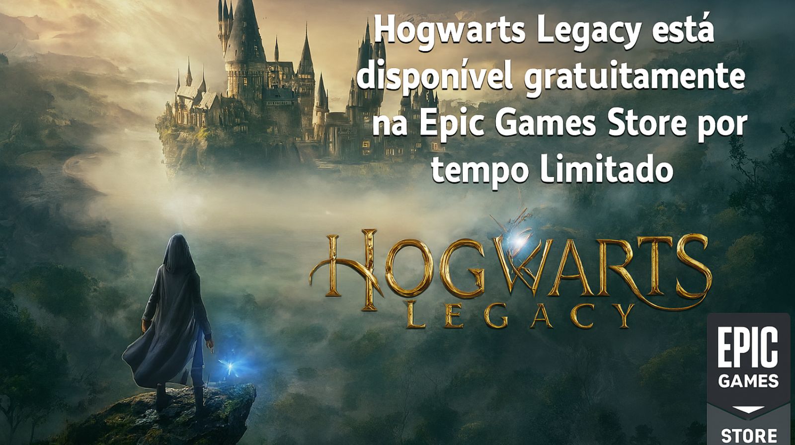 Hogwarts Legacy está disponível gratuitamente na Epic Games Store por tempo limitado