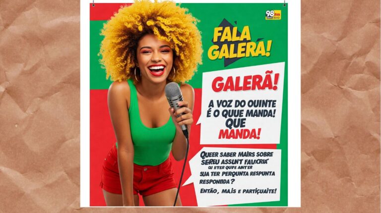 fala galera com a 98