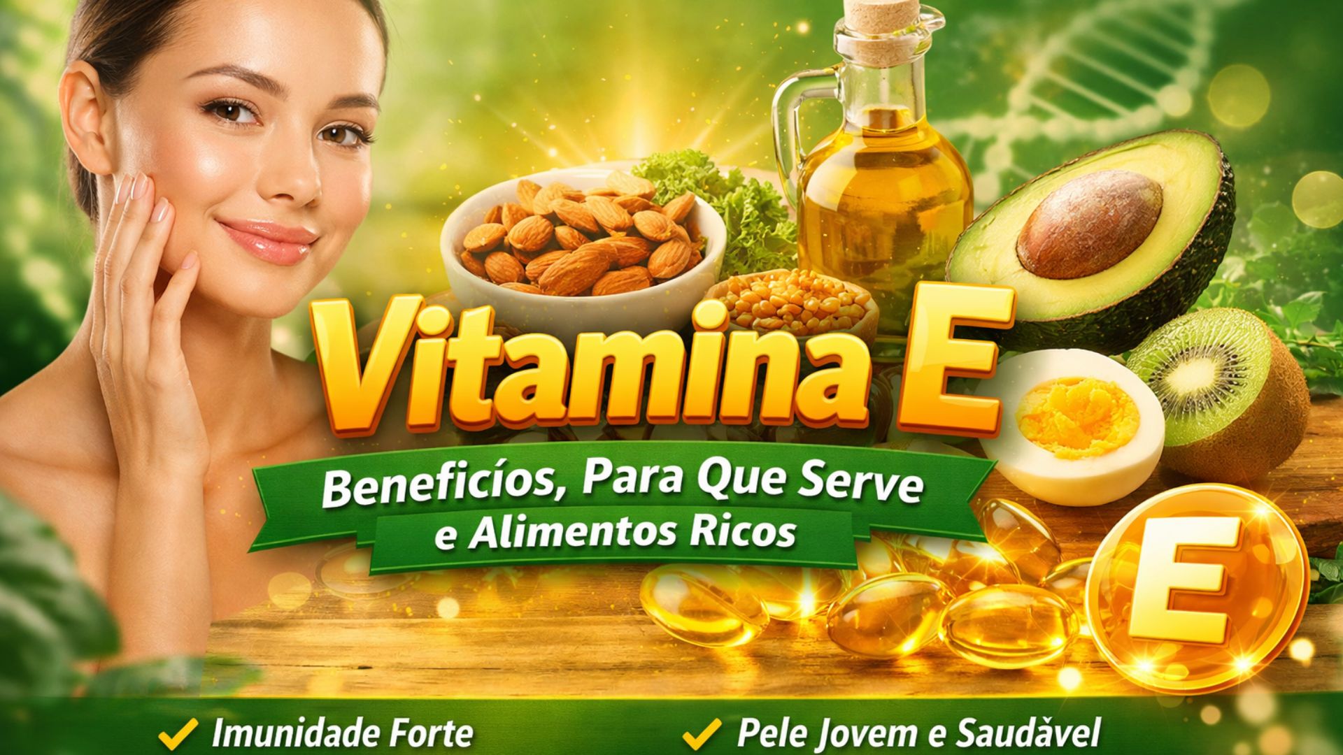 Vitamina E: O Guia Simples para Entender seu Superpoder Natural