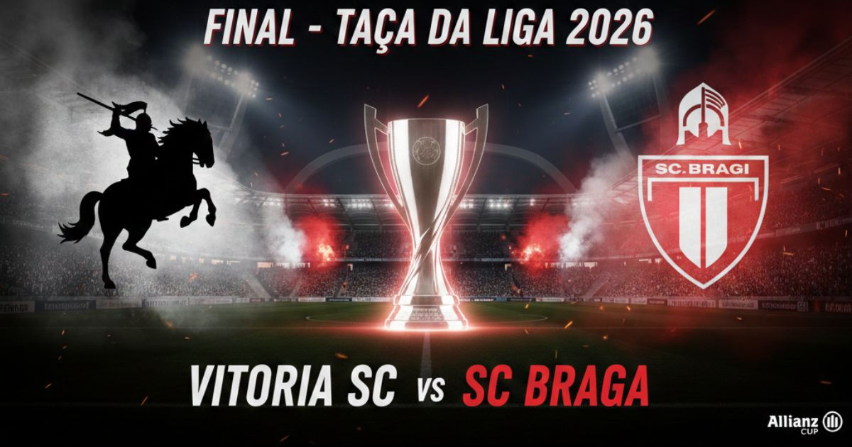 Onde assistir a final Taça da Liga de Portugal entre Vitória SC e SC Braga e Análise do Jogo