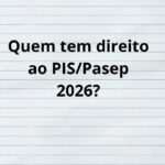 Quem tem direito ao PIS/Pasep 2026?
