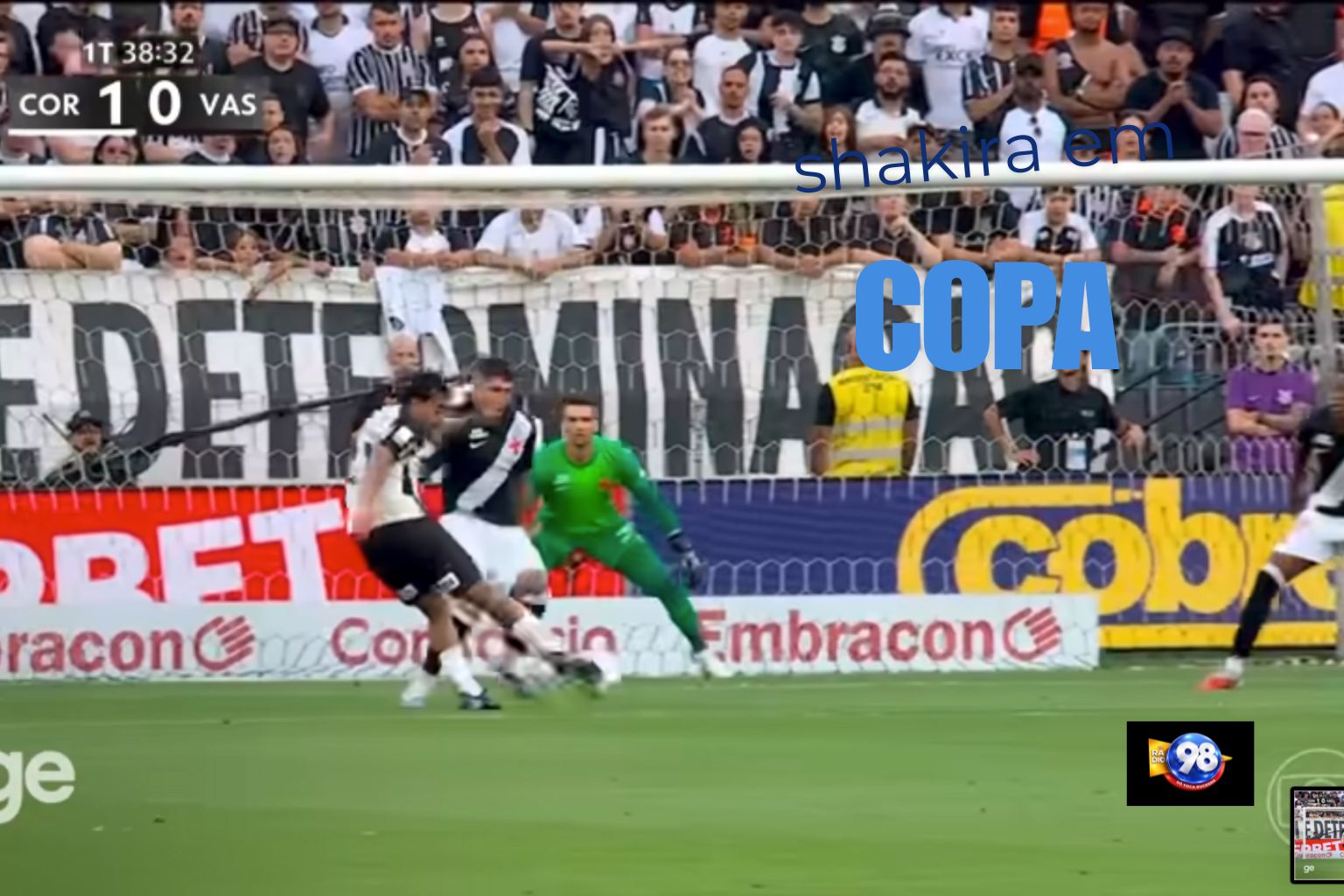 Corinthians vence o Vasco por 1 a 0 e soma pontos importantes no Brasileirão