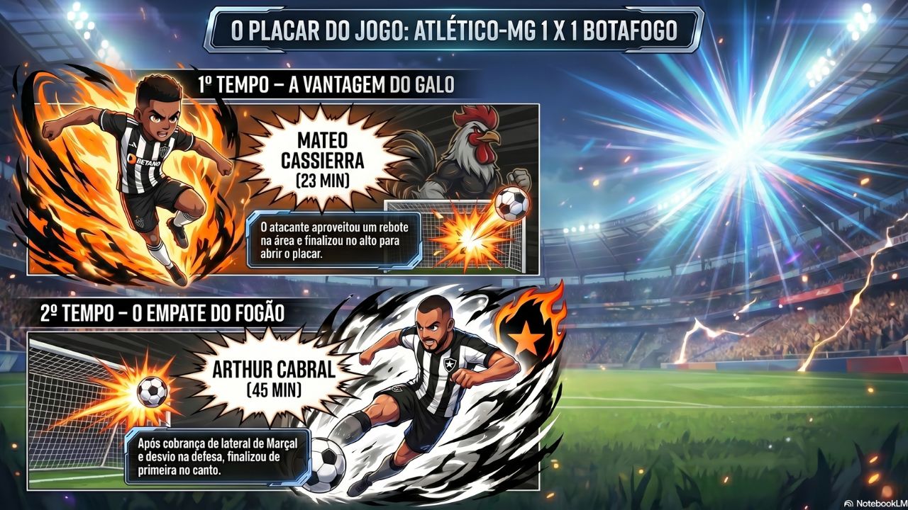 Atlético-MG 1x1 Botafogo: Balde de água fria na despedida de Hulk