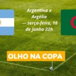 Argentina x Argélia