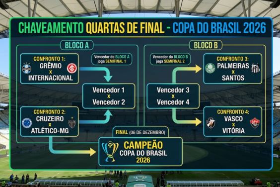 Copa do Brasil 2026- Confrontos e Chaveamento